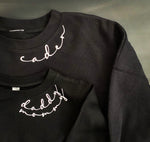 Mommy & Daddy Collar Detail Sweatshirt * Mini