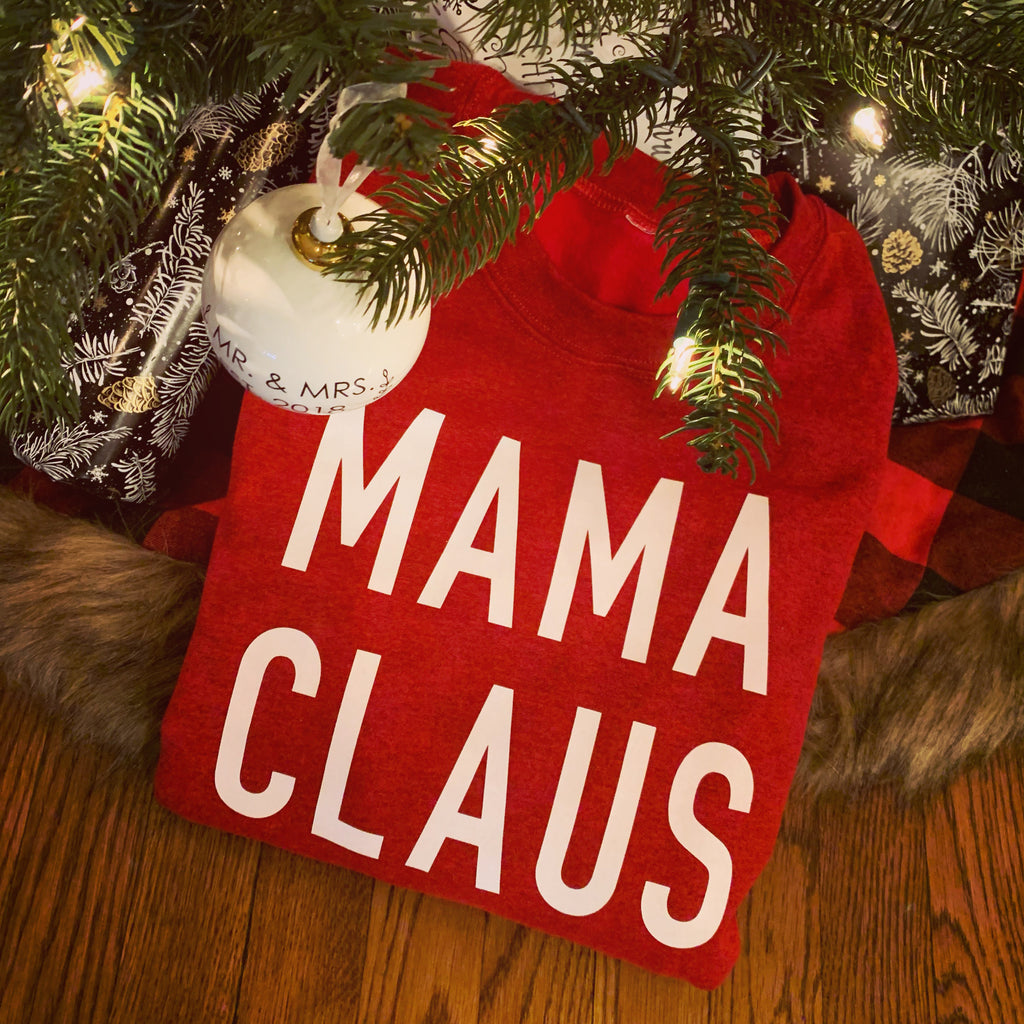 MAMA & PAPA CLAUS Crewneck Sweatshirt (sold separately)