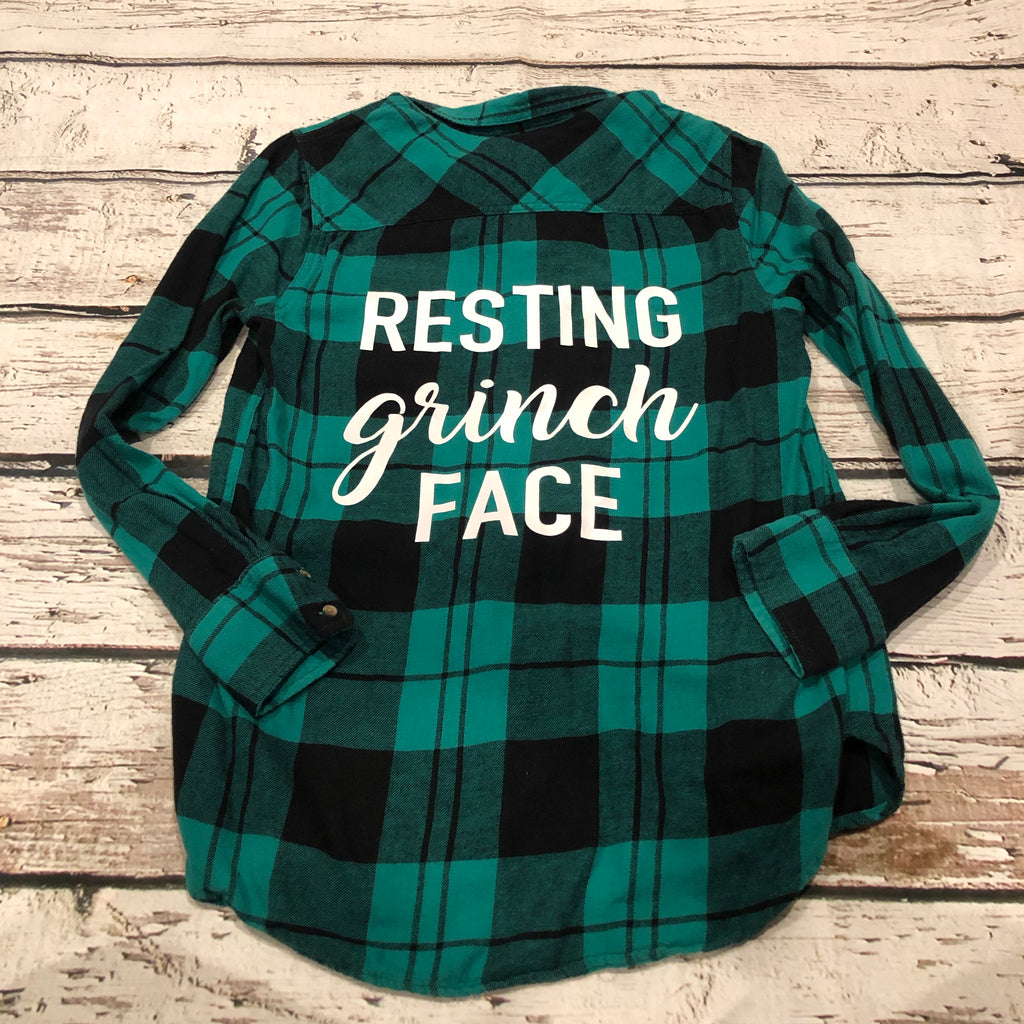 Resting Grinch Face * Vintage * Women’s LG